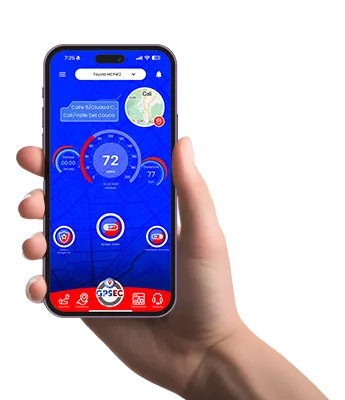 App GPSEC en la mano